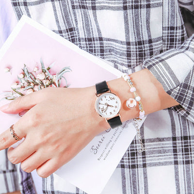 Reloj de Moda Simple con Estrella de Cinco Puntas Luminosa - Image 8