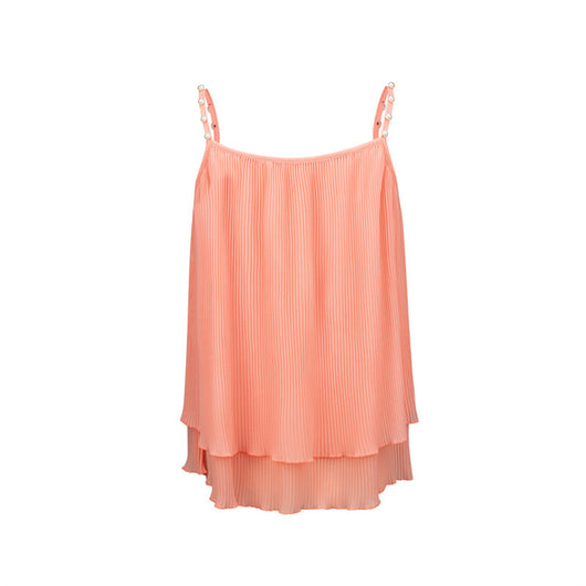 Blusa Camisola de Perlas con Volantes Suelta para Verano - Image 14