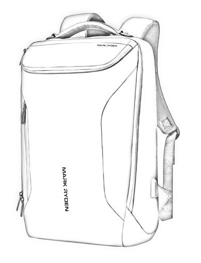 Mochila Antirrobo para Hombre con Carga USB y Compartimiento para Laptop - Image 15