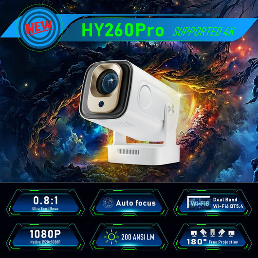 Proyector WiFi 6 HD con Enfoque Automático para el Hogar - Image 10