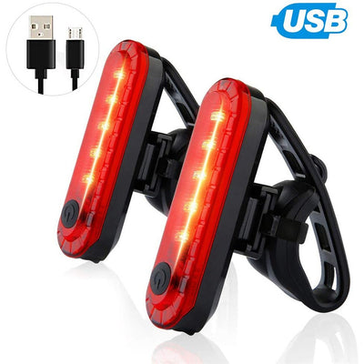 Luz Trasera de Bicicleta USB Recargable - Seguridad Nocturna para Ciclistas - Image 15