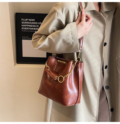 Bolso de Hombro de Gran Capacidad con Correa Ancha - Image 11