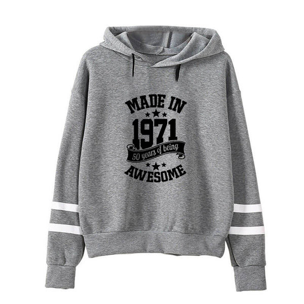 Sudadera con Capucha de Rayas Paralelas - Image 4
