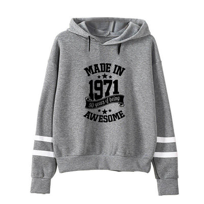 Sudadera con Capucha de Rayas Paralelas - Image 4