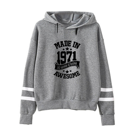 Sudadera con Capucha de Rayas Paralelas - Image 4
