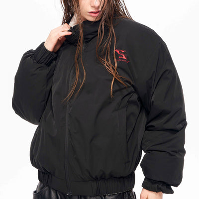 Chaqueta Acolchada Impresa para Hombre con Diseño Moderno