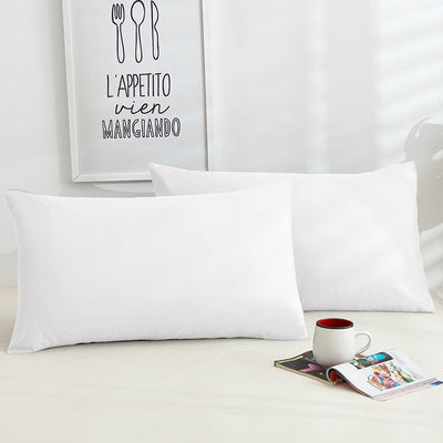 Fundas de Almohada de Algodón Puro - Calidad de Hotel 48x74cm