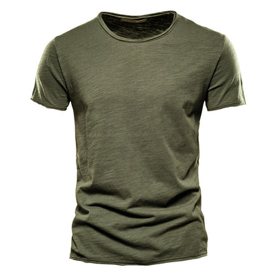 Camiseta Slim Fit de Algodón Texturizado para Hombre - Image 2