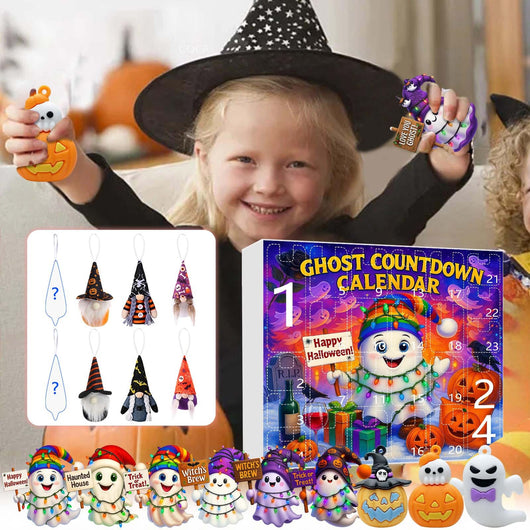 Adorno Navideño Muñeca Fantasma Calabaza en Caja Sorpresa - Image 26