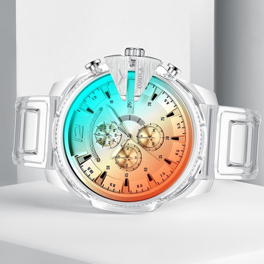 Reloj de Cuarzo Impermeable Unisex con Correa de Plástico - Image 3