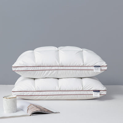 Almohada de Plumón de Ganso Blanco Premium