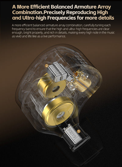 Audífonos In-Ear HiFi con Monitor de Voz y Drivers Intercambiables - Image 13