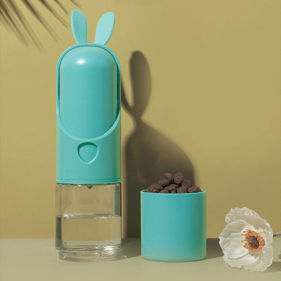 Vaso Portátil de Agua y Comida para Mascotas - Diseño Antiderrames