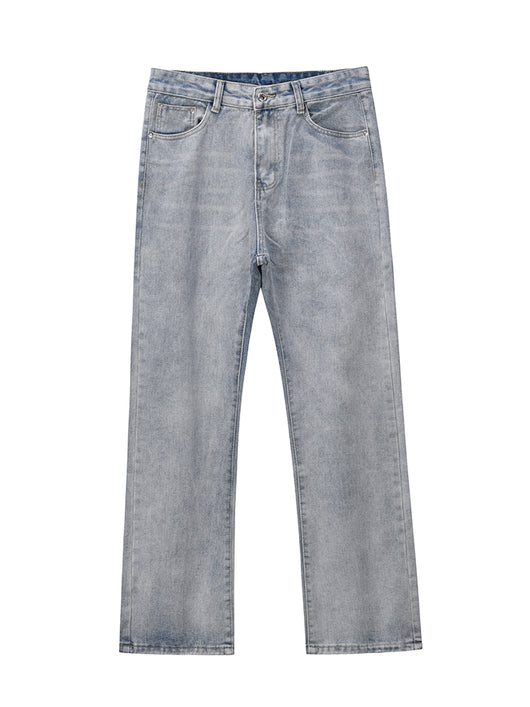 Jeans Acampanados de Cintura Alta Estilo Urbano Americano - Image 9