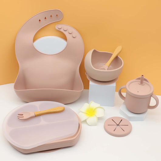 Set Completo de Plato Bowl con Cuchara y Tenedor en Silicona para Niños - Image 11