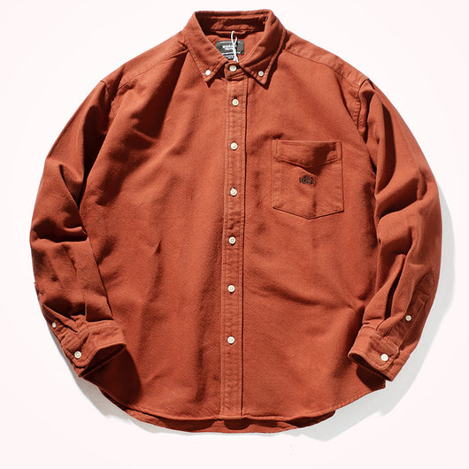 Camisa Suelta Hombre Retro Gruesa con Bolsillos - Tendencia Oversize - Image 9
