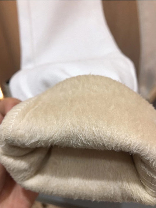 Pantalones Cintura Alta Ajustados con Detalles de Pedrería y Terciopelo - Image 5