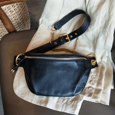 Bolso Bandolera de Cuero Genuino con Correa Ancha Ajustable - Image 6