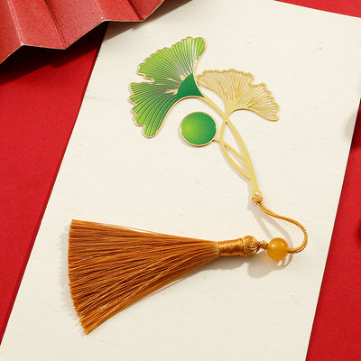 Marcapáginas Artístico de Hoja Vegetal Calado - Diseño Clásico Antiguo Cuatro Estaciones - Image 14