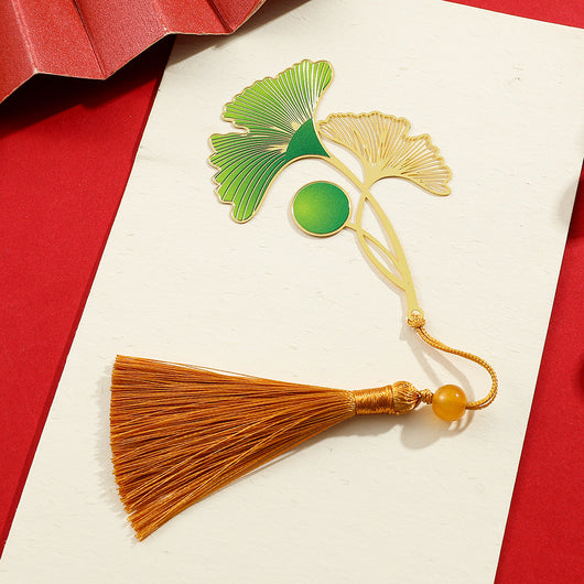 Marcapáginas Artístico de Hoja Vegetal Calado - Diseño Clásico Antiguo Cuatro Estaciones - Image 14