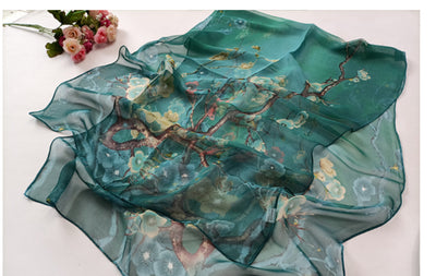Pañuelo Playa Protección Solar Flor de Cerezo - Ligero y Suave para Mujer - Image 31