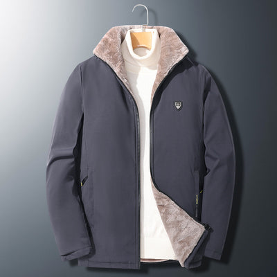 Chaqueta de Cordero Acolchada para Hombre Talla Grande - Calidez Extrema - Image 5