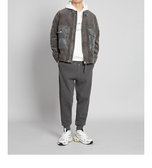 Pantalones Casuales para Hombre Otoño-Invierno con Cintura Media y Cordón - Image 16