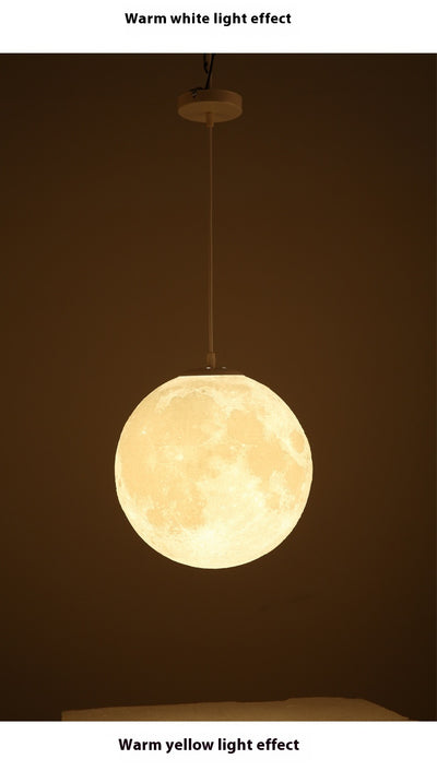 Lámpara Colgante Luna 3D Diseño Minimalista Moderno - Image 14