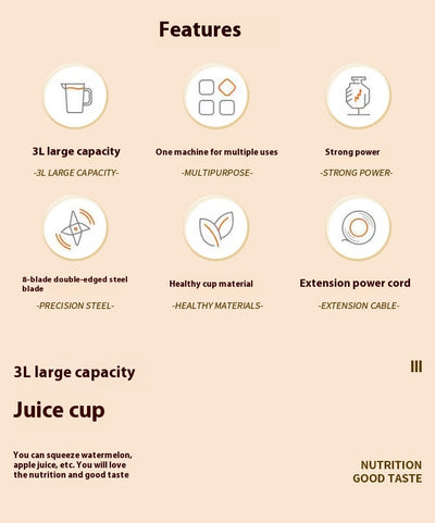 Licuadora Profesional de Alta Potencia para Alimentos - Image 9