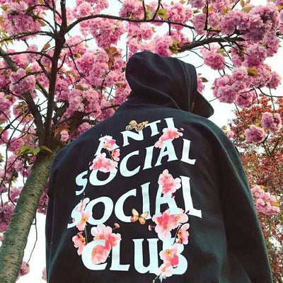 Sudadera con Capucha Flor de Cerezo para Parejas - Image 3