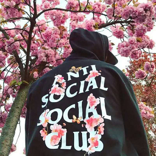 Sudadera con Capucha Flor de Cerezo para Parejas - Image 3