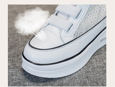 Zapatos de Cuero Transpirables con Plataforma Elevada para Mujer - Image 13