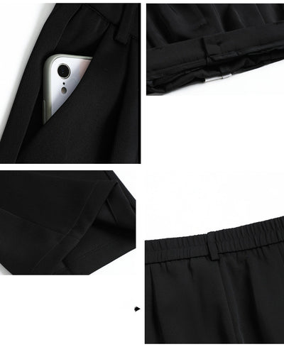 Pantalones Rectos Holgados en Beige - Estilo Casual Moderno - Image 9