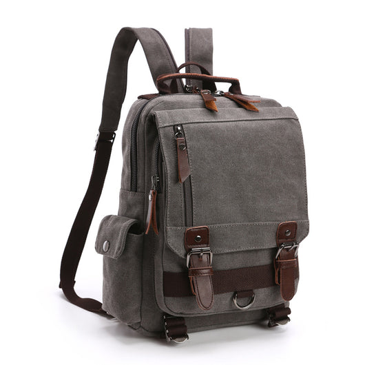 Bolsa de Pecho Cruzada de Lona para Viajes y Aventuras al Aire Libre - Image 4
