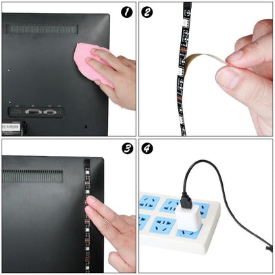 Tira LED Inteligente con Control Remoto y Cambio de Colores - Image 2