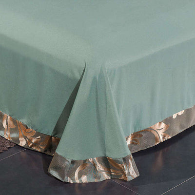 Juego de Cama Satinado Jacquard 4 Piezas Estilo Influencer - Image 6