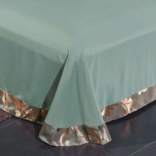 Juego de Cama Satinado Jacquard 4 Piezas Estilo Influencer - Image 6