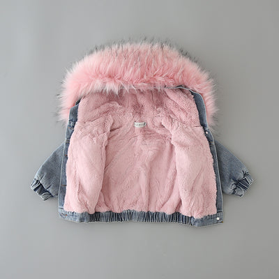 Chaqueta Denim con Forro de Cashmere para Niños - Image 5