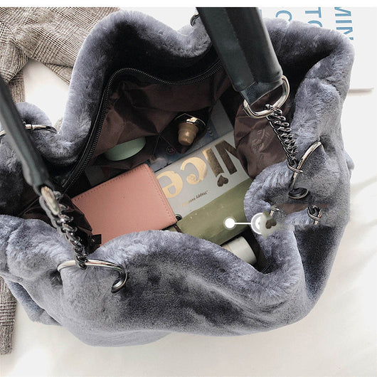Bolso de Hombro Tote con Cadena - Gran Capacidad y Estilo - Image 14