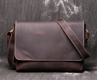 Bolso Bandolera Vintage Artesanal para Hombre - Image 13