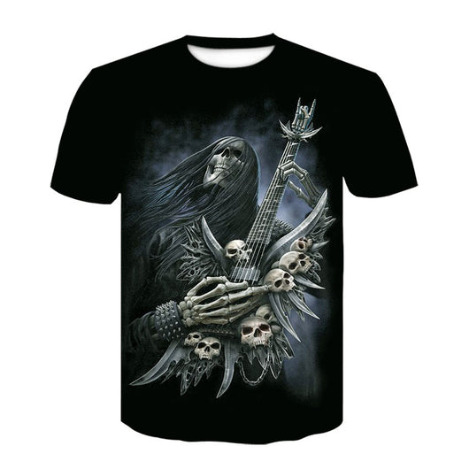 Playera Hombre Manga Corta Estampado 3D Digital - Image 7