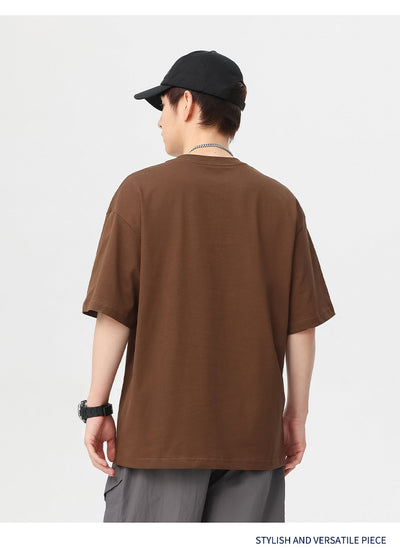 Camiseta Vintage Suelta de Verano con Estampado de Letras para Hombre - Image 12