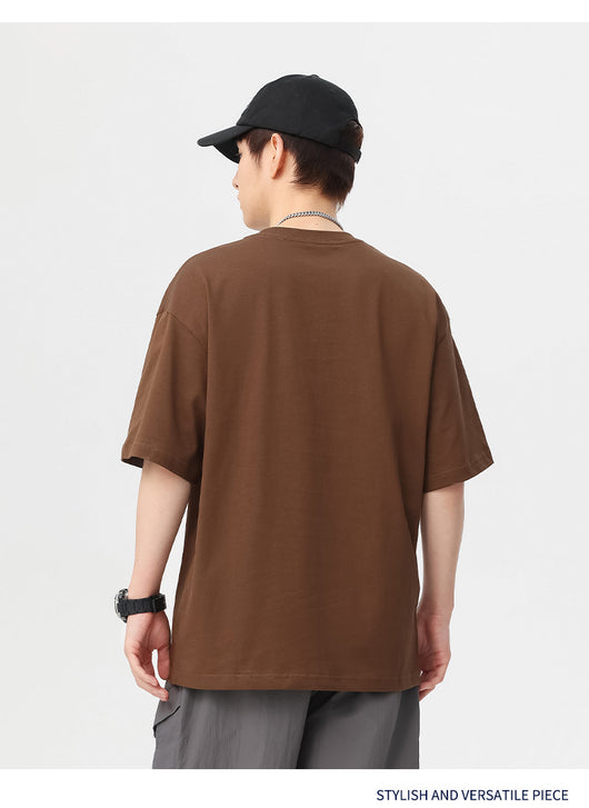 Camiseta Vintage Suelta de Verano con Estampado de Letras para Hombre - Image 12