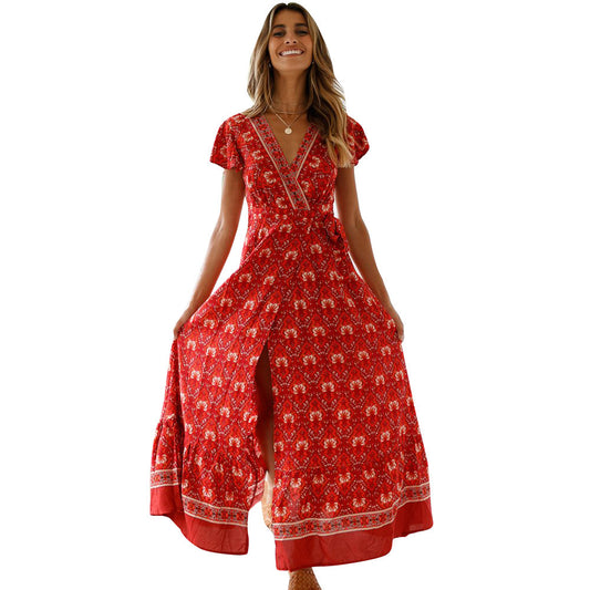 Vestido Estampado Elegante y Sensual