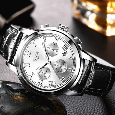 Reloj de Cuero para Hombre - Elegancia Casual - Image 10