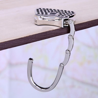 Organizador de Bolsos y Carteras con Ganchos de Cristal - Soporte Plegable Portátil - Image 4