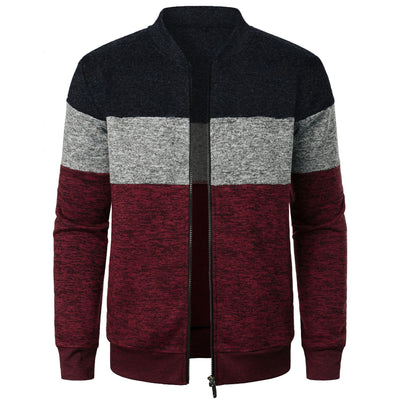 Suéter de Punto Grueso con Bloques de Color para Hombre - Image 14