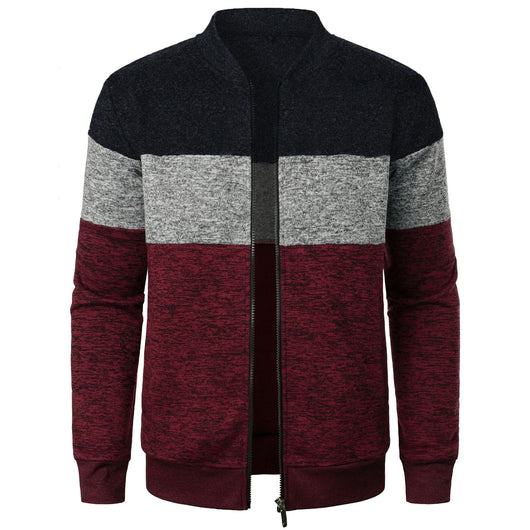 Suéter de Punto Grueso con Bloques de Color para Hombre - Image 14