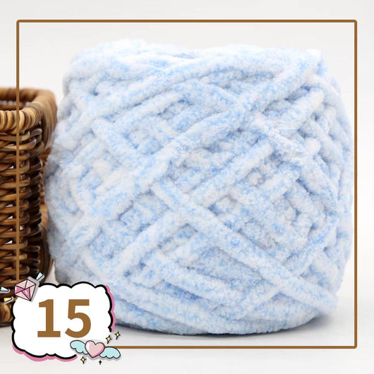 Lana para Tejer Colorida Ice Line - Hilo Grueso Suave para Bufandas Artesanales DIY - Image 58