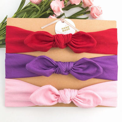 Set de 3 Diademas Infantiles con Moños Estampados - Image 43